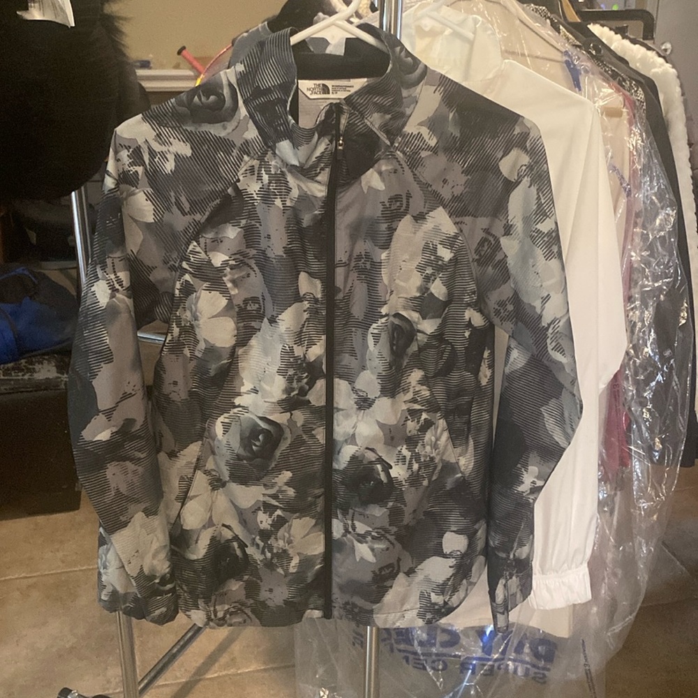 The North Face printed wind breaker